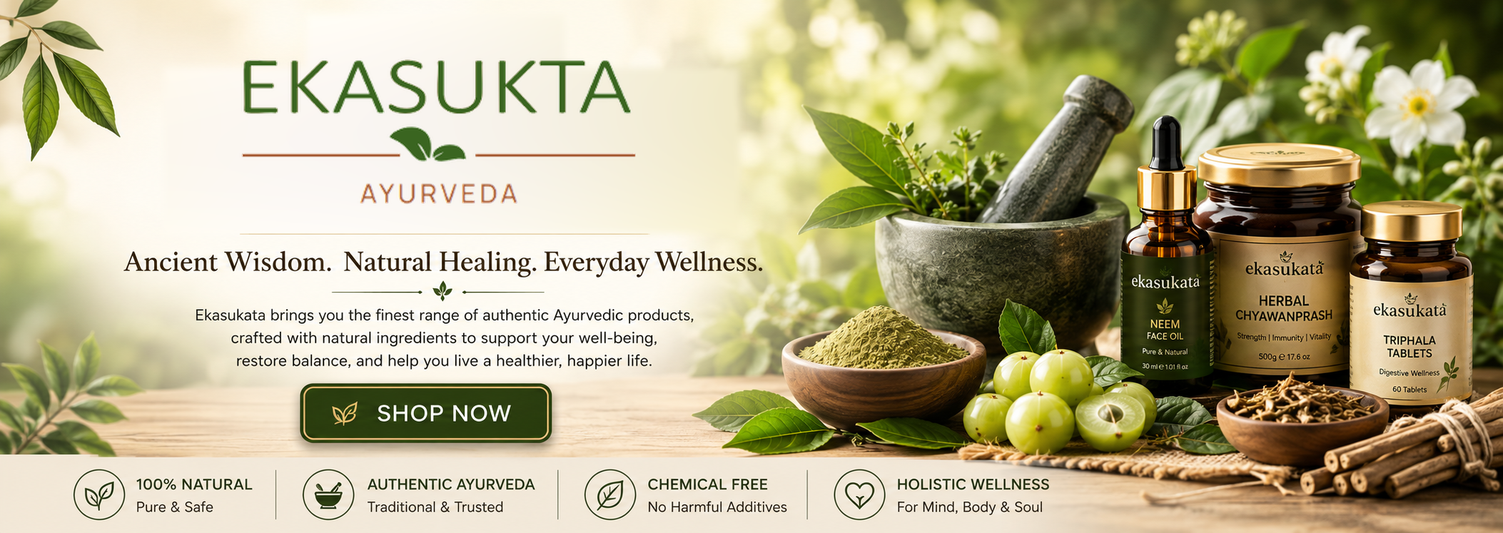 Ayurvedic Skincare and Radiant Glow Botanicals